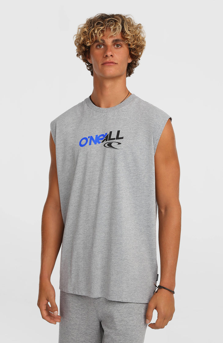 Essentials 90s Graphic Tank Top | Silver Melee