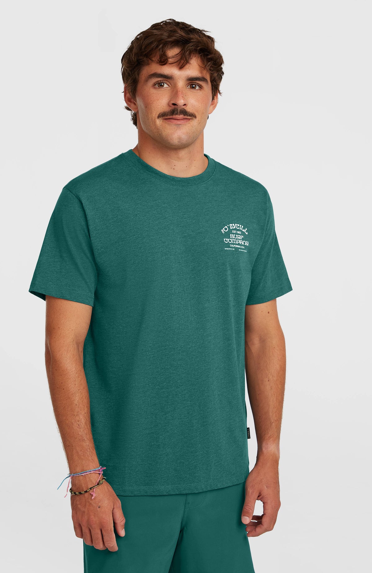 Melange Chest Print T-Shirt | Botanical Heat