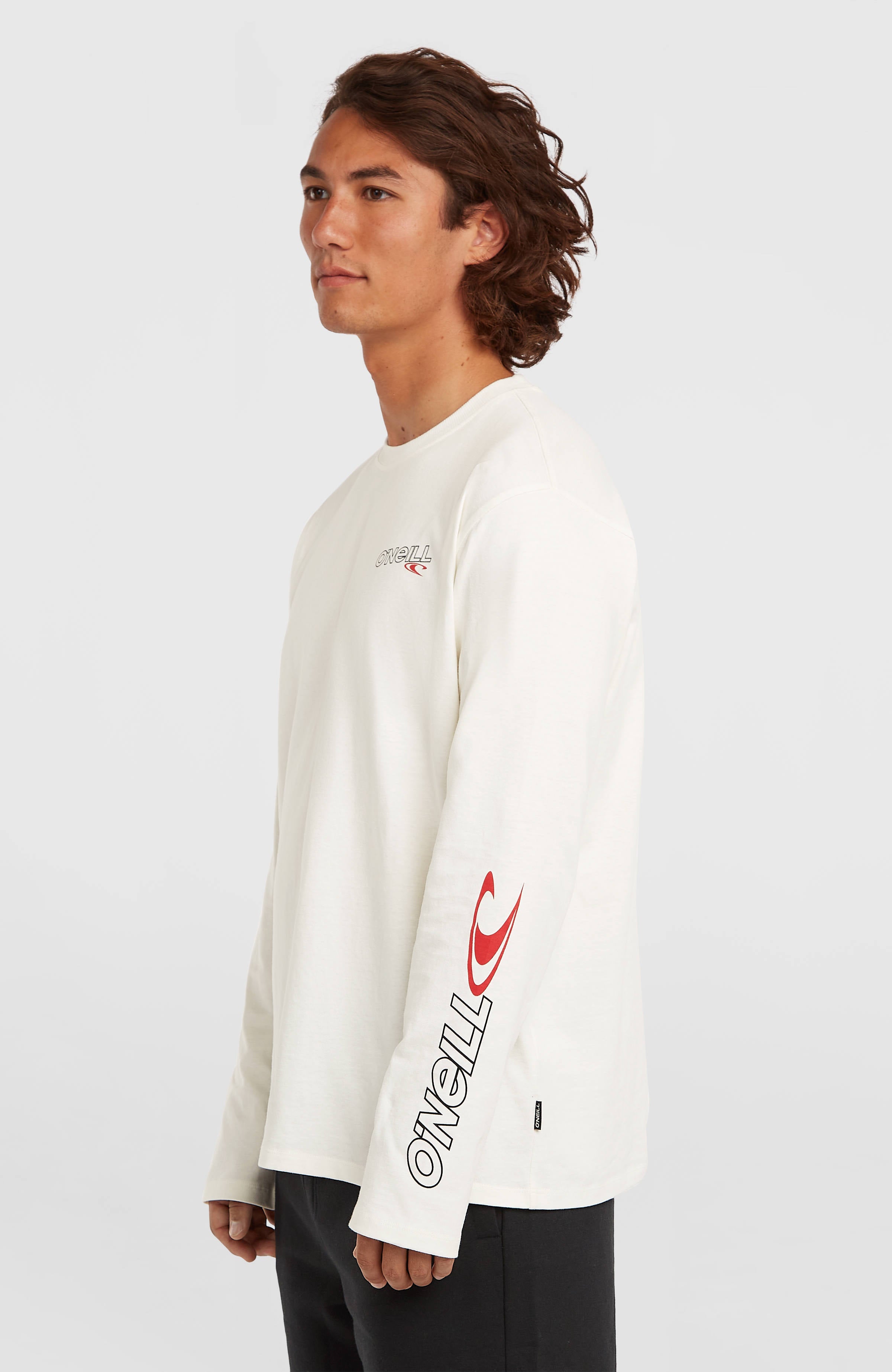 Essentials 90s Logo Long-Sleeve T-Shirt | Snow White – O'Neill