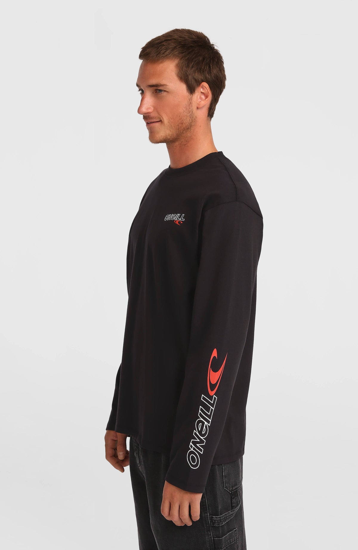 Essentials 90s Logo Long-Sleeve T-Shirt | Black Out