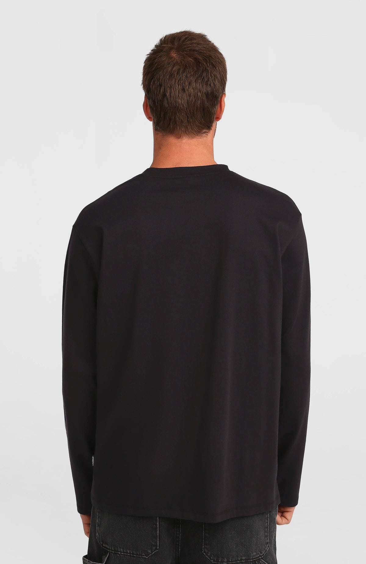 Essentials 90s Logo Long-Sleeve T-Shirt | Black Out
