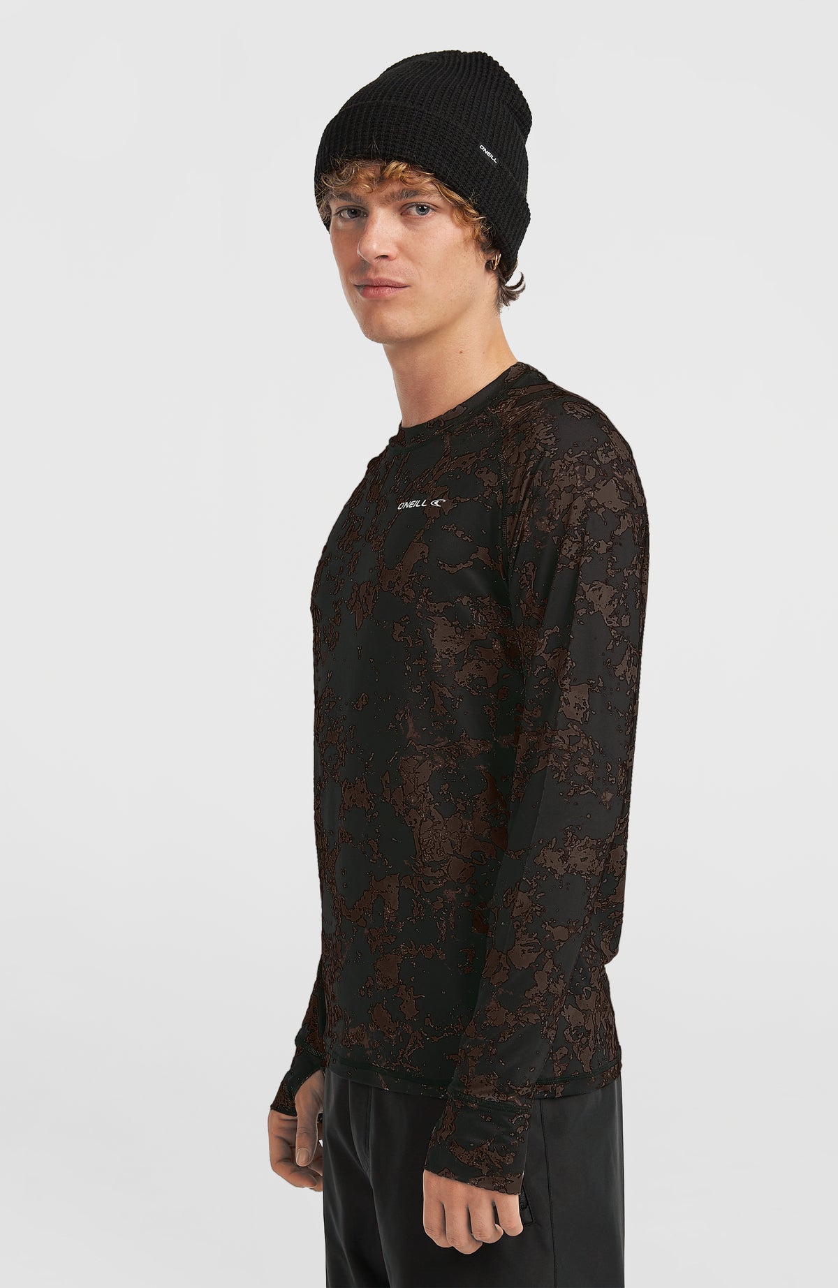 Baselayer Top | Black/Beige Quarry