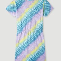 Masina Jersey Print Dress | Blue Tie Dye