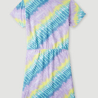 Masina Jersey Print Dress | Blue Tie Dye