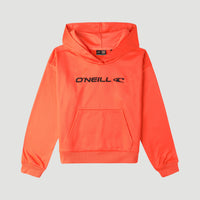 Rutile Hoodie Fleece | Neon Orange