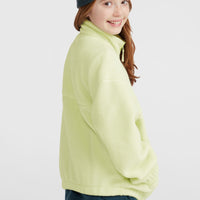 High-Pile Full-Zip Fleece | Lime Wash