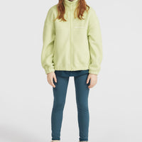 High-Pile Full-Zip Fleece | Lime Wash