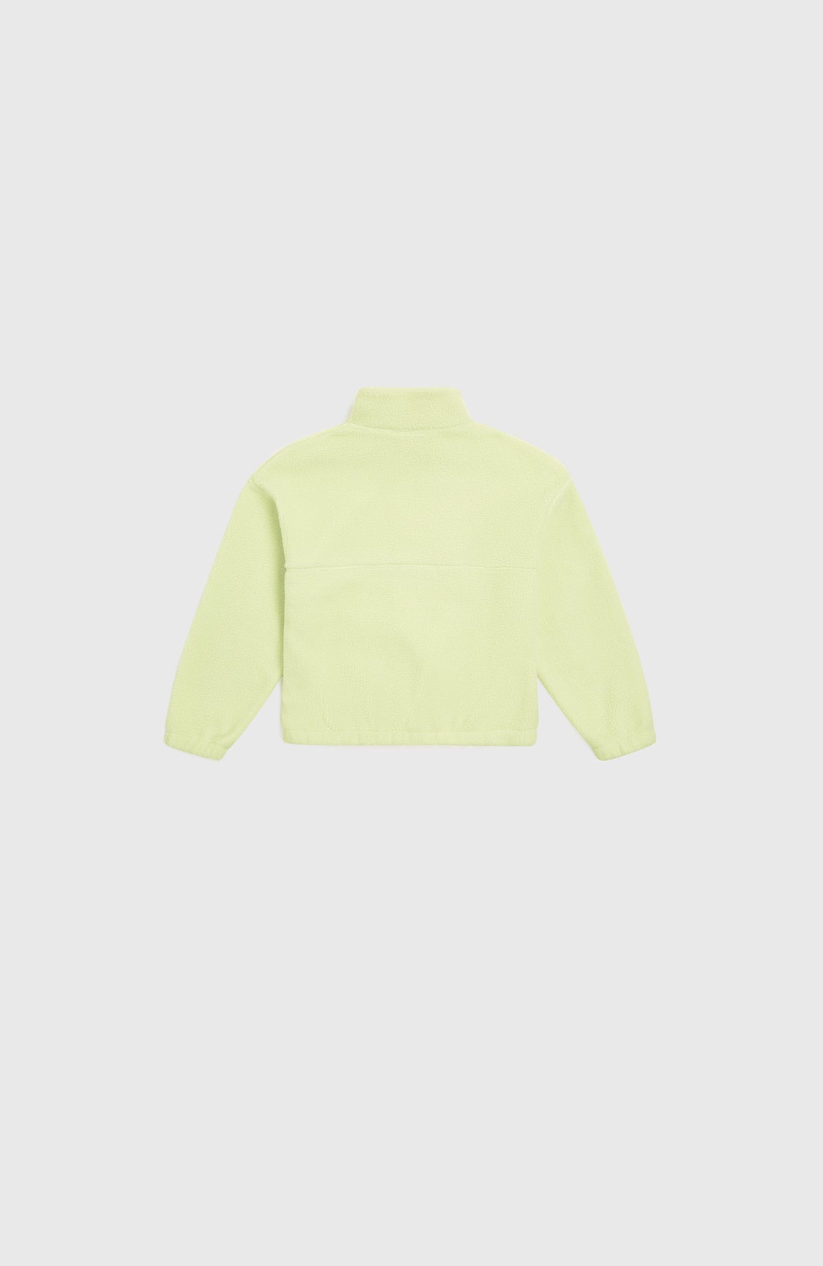 High-Pile Full-Zip Fleece | Lime Wash