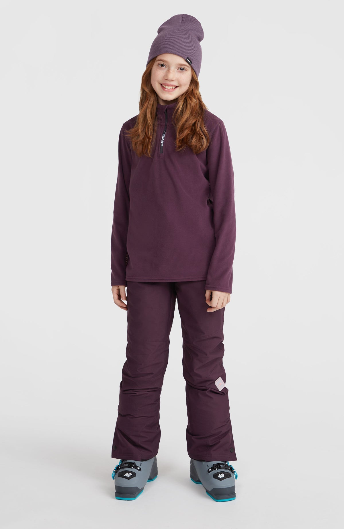 Jack's Polartec® 100 Half-Zip Fleece | Aubergine