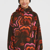 Superfleece Half-Zip Hoodie | Brown Originals Flower