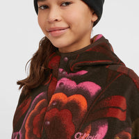 Superfleece Half-Zip Hoodie | Brown Originals Flower
