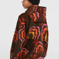 Superfleece Half-Zip Hoodie | Brown Originals Flower