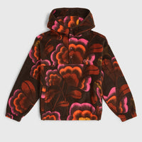 Superfleece Half-Zip Hoodie | Brown Originals Flower