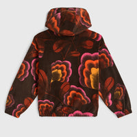 Superfleece Half-Zip Hoodie | Brown Originals Flower