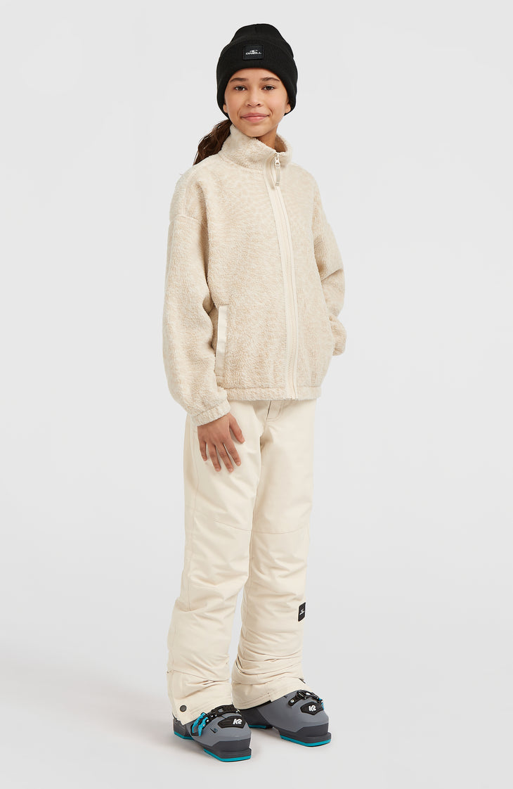 High-Pile Full-Zip Fleece | Macaron Animalica