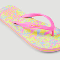 Moya Sandals | Yellow Summer Brights