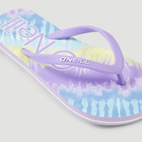 Moya Sandals | Blue Tie Dye