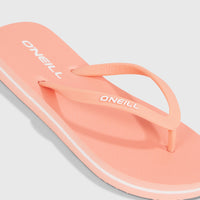 Profile Logo Sandals | Coral Pink