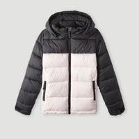 O'Riginals Puffer Jacket | Peach Whip Colour Block