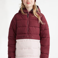 O'Riginals Puffer Anorak | Windsor Wine Colour Block