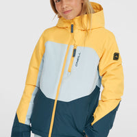 Carbonite Snow Jacket | Ginger Pastel Colour Block