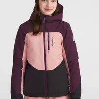 Carbonite Snow Jacket | Aubergine Colour Block