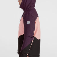 Carbonite Snow Jacket | Aubergine Colour Block