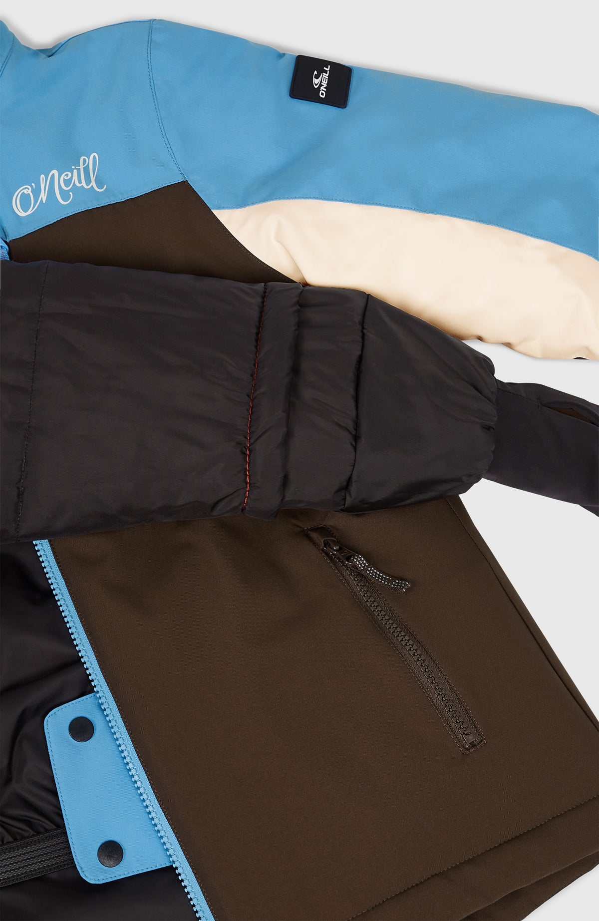 FWC'Cruz Triple Snow Jacket | Coffee Bean Colour Block