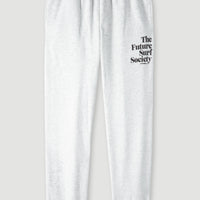 Future Surf High-Waist Sweatpants | White Melange