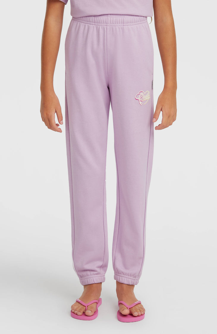 Essentials Script Sweatpants | Pale Lavender
