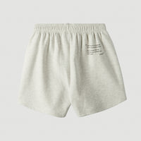 Future Surf High-Waist Sweatshorts | White Melange