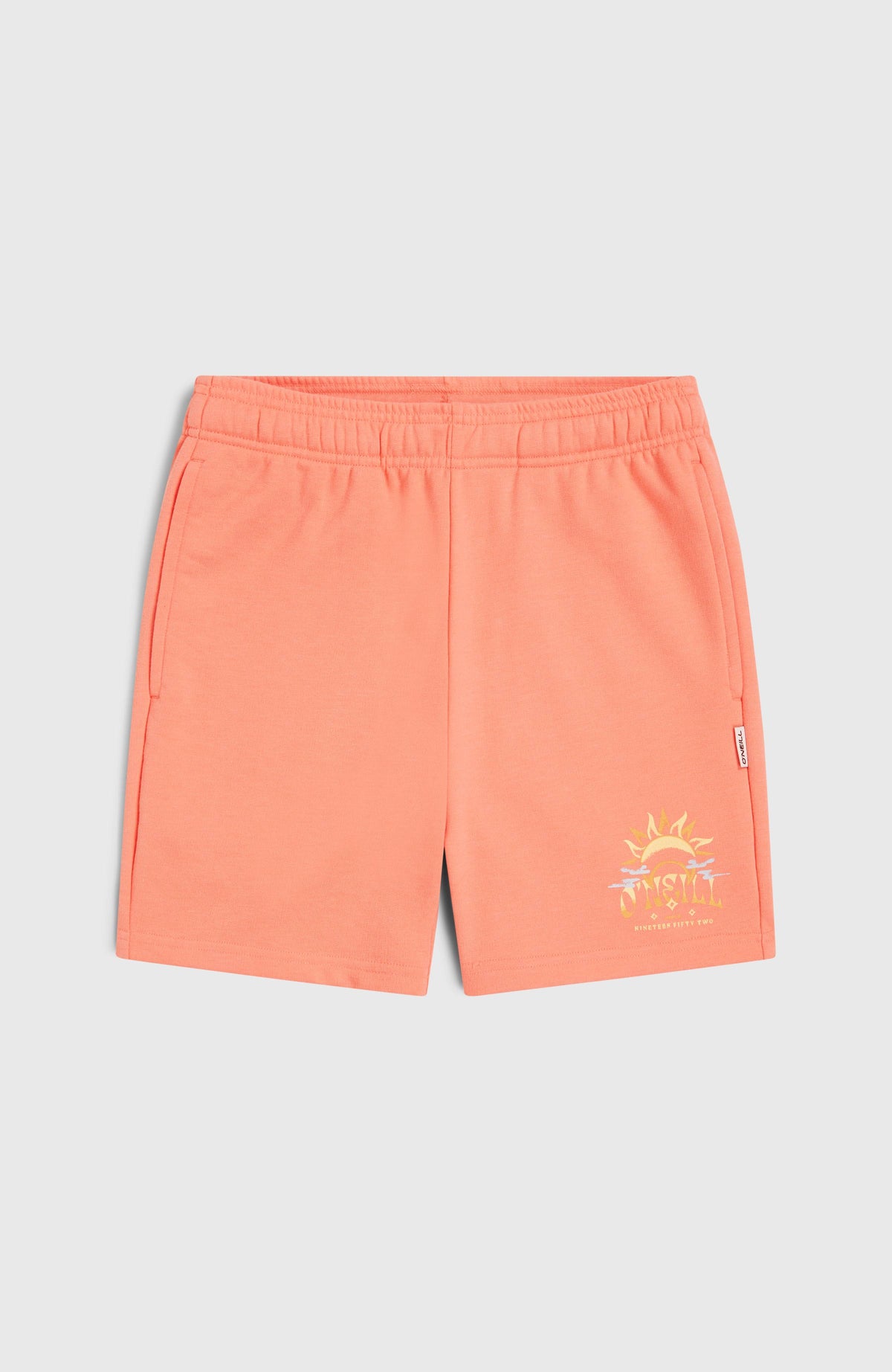 Heart Sweatshorts | Coral Pink