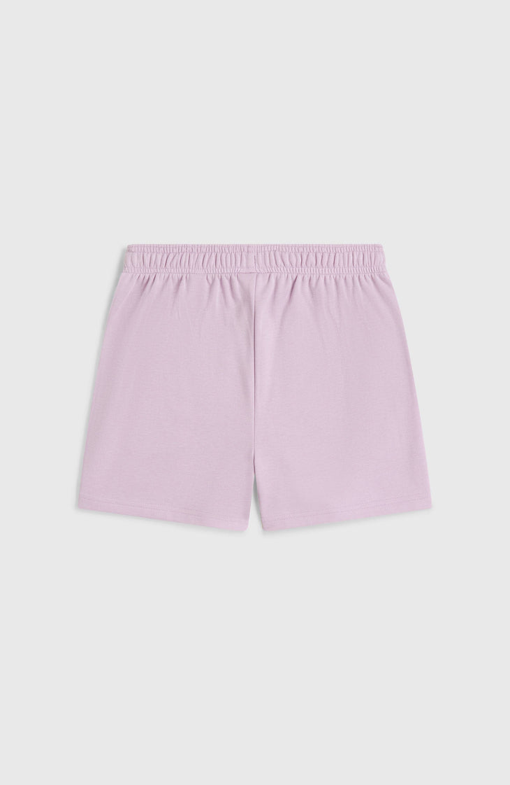 Essentials Script Sweatshorts | Pale Lavender
