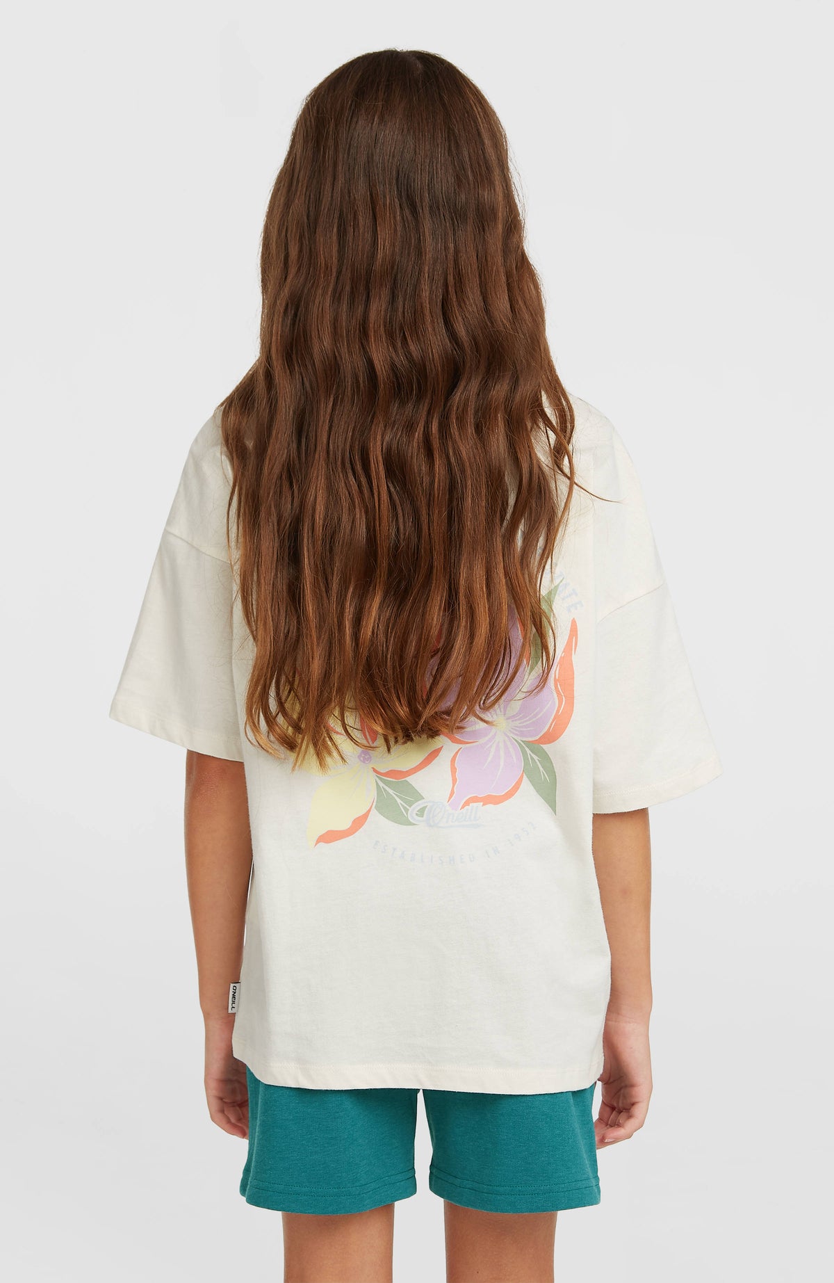 Essentials Script Sweatshorts | Botanical Heat