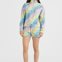 Lei Half Zip Pullover | Blue Tie Dye