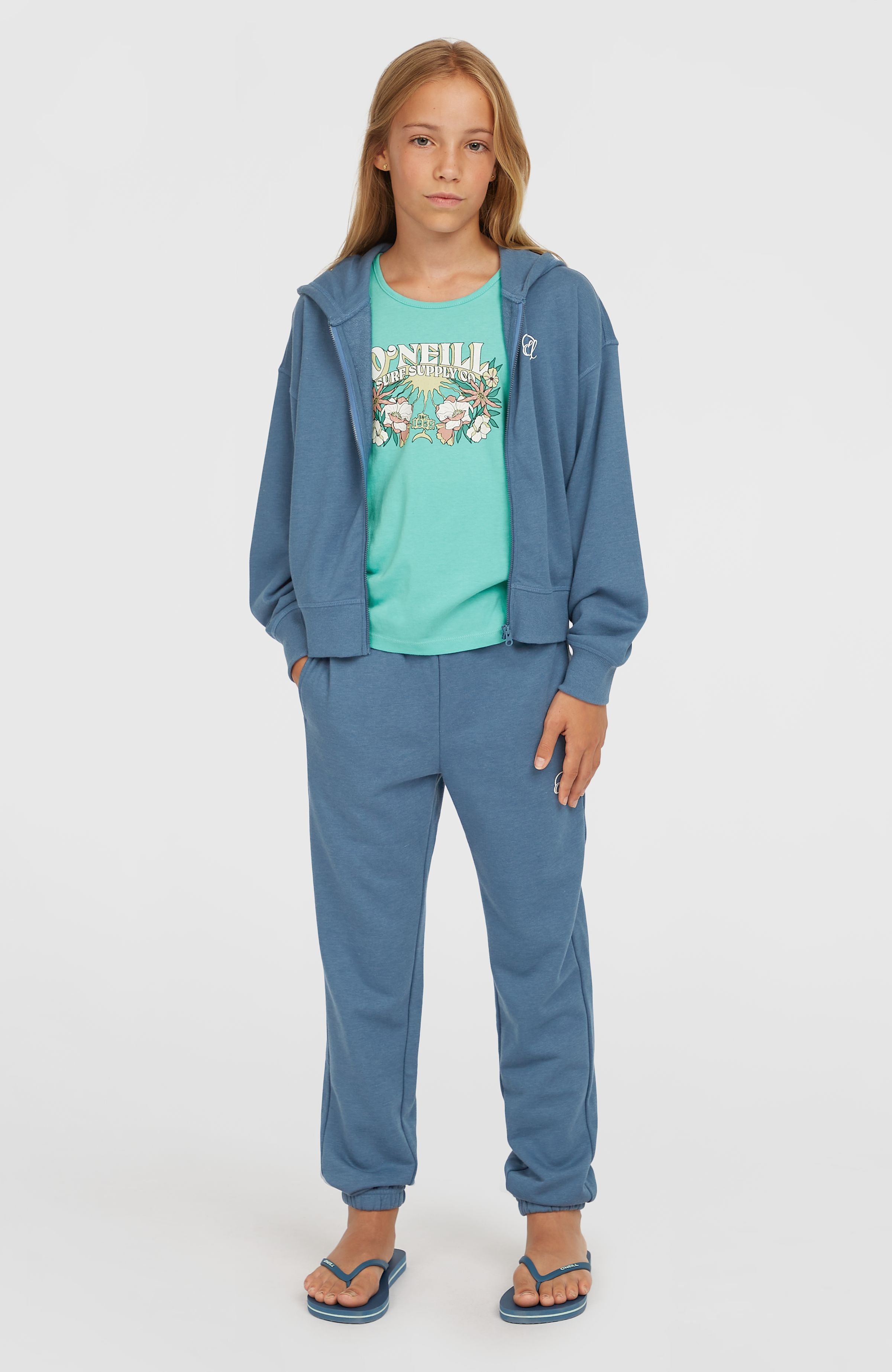 Script Falf-Zip Hoodie | Copen Blue – O'Neill