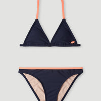 Essentials Triangle Bikini Set | Peacoat