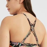 Tropics Bikini | Black Tropical Flower