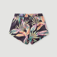 Anglet Swimshorts | Black Tropical Flower