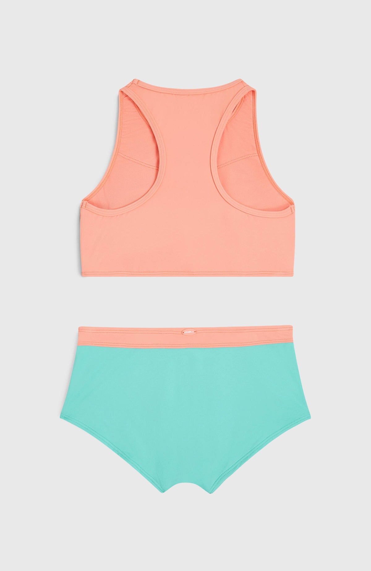 Cali Holiday Bikini Set | Coral Pink Colour Block
