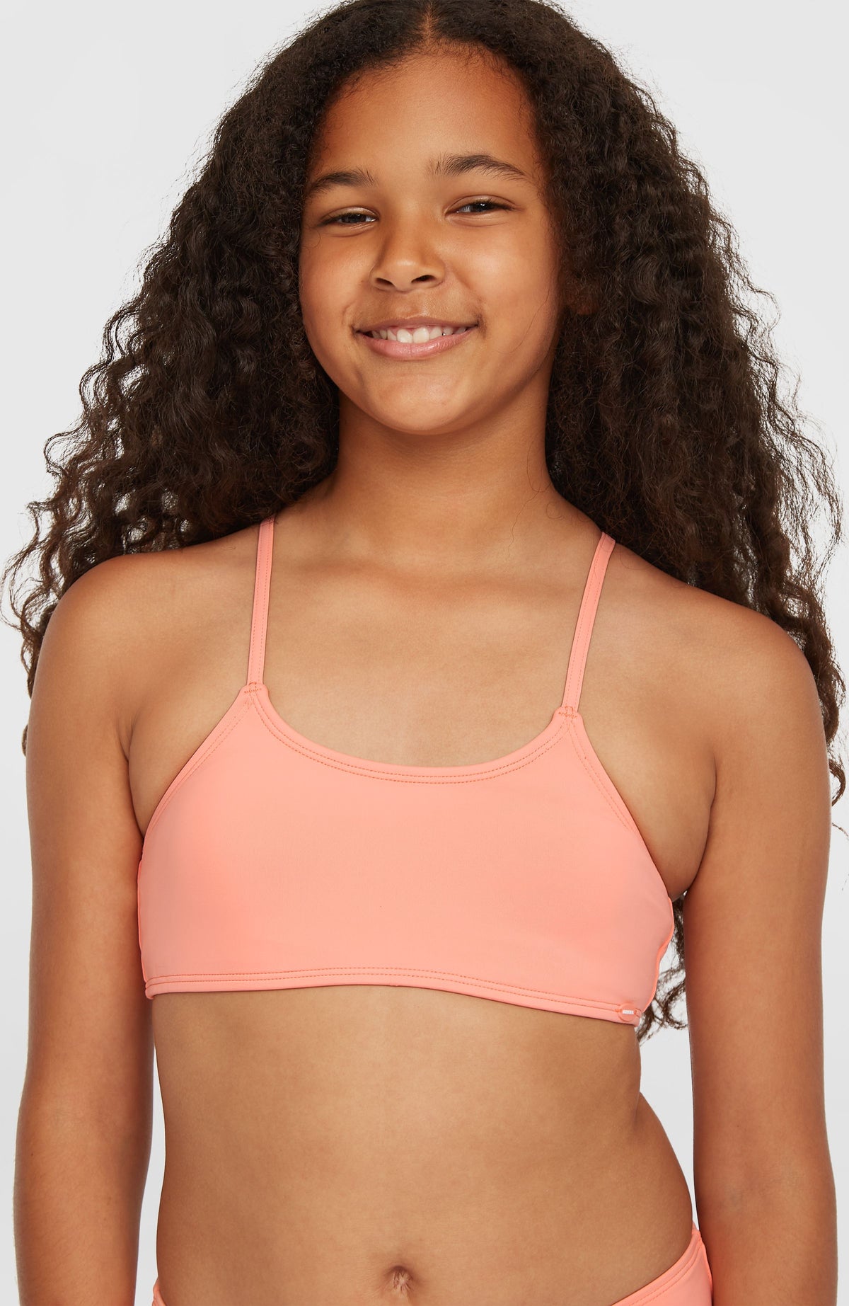 Essentials Bralette Bikini Set | Coral Pink