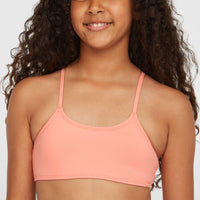 Essentials Bralette Bikini Set | Coral Pink