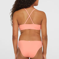 Essentials Bralette Bikini Set | Coral Pink