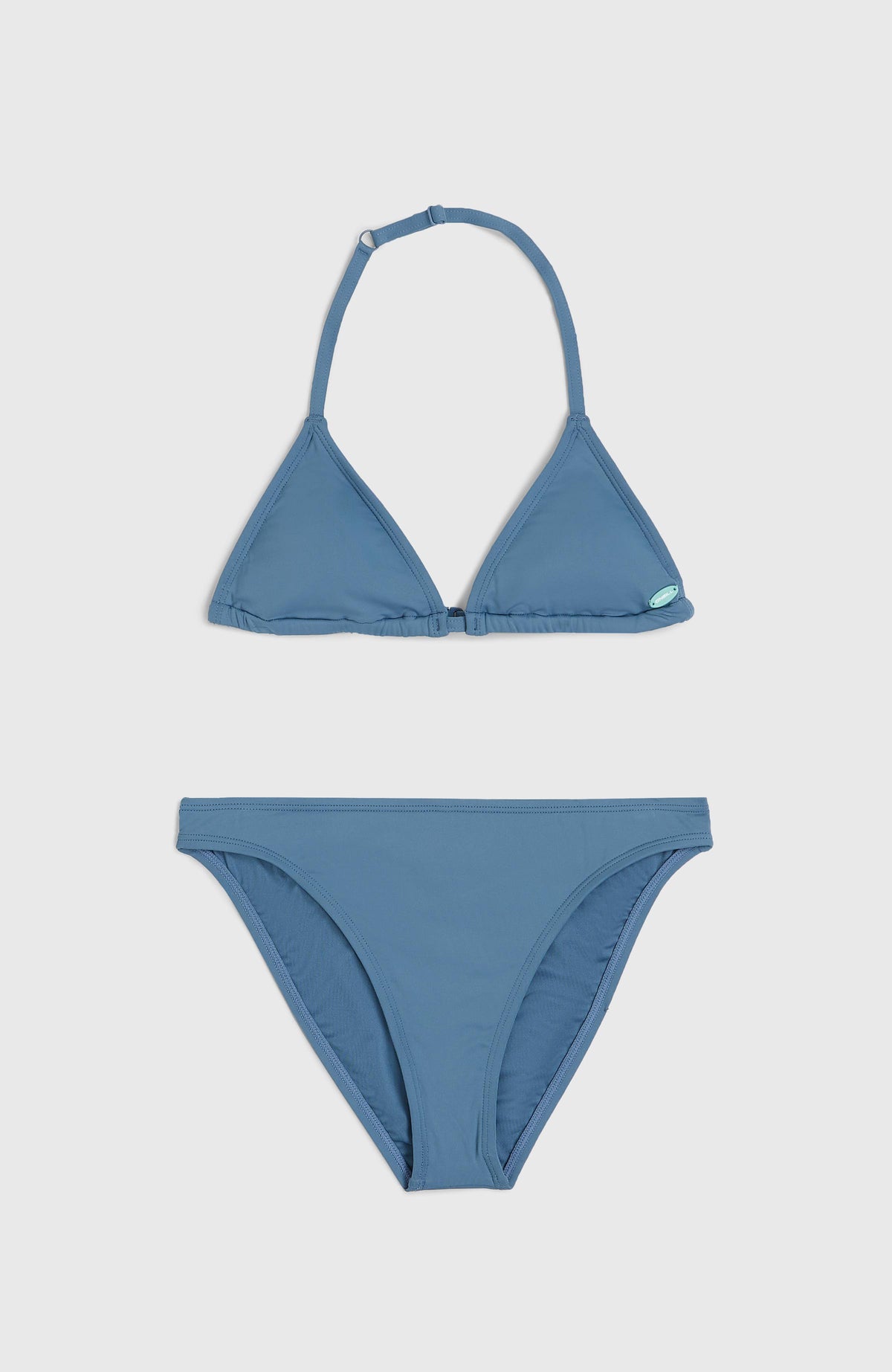 【51PERCENT】TRIANGLE SET UP BLUE BIKINI VINCA BANC Blue Triangle Bikini Set