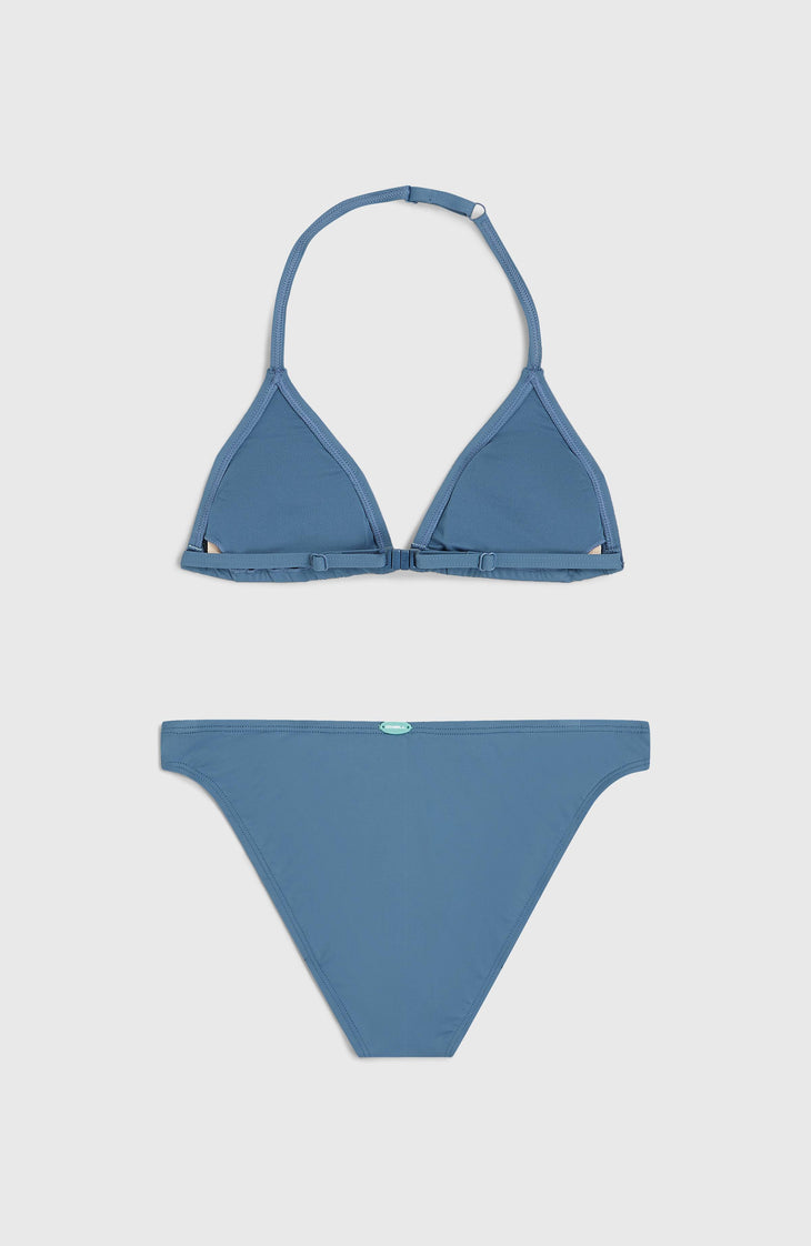 Essentials Triangle Bikini Set | Copen Blue