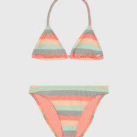 Essentials Triangle Bikini Set | Stipple Stripe