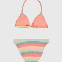 Essentials Triangle Bikini Set | Stipple Stripe