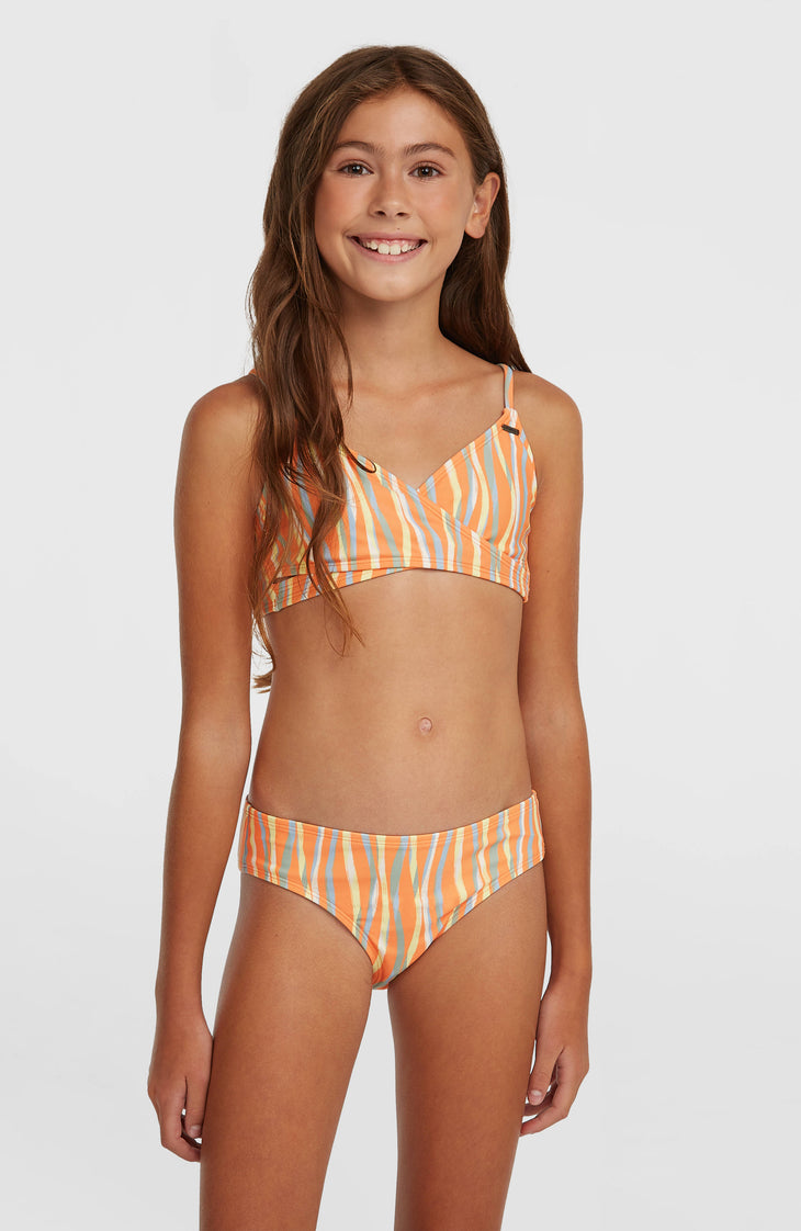 Essentials Baay Bikini Set | Funky Peach Swirly