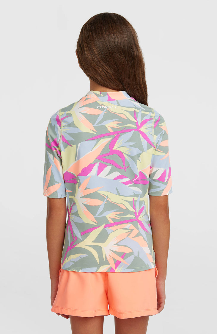 O'Neill Graphic Short-Sleeve Skin | Green Wmns Tropicana
