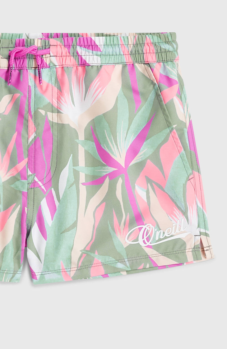 Essentials Swimshorts | Green Wmns Tropicana